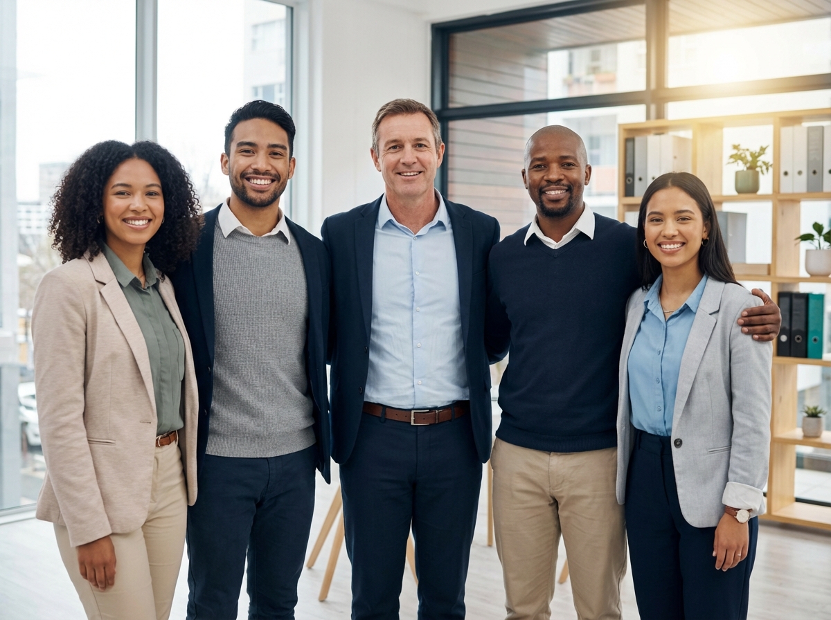 Team working together